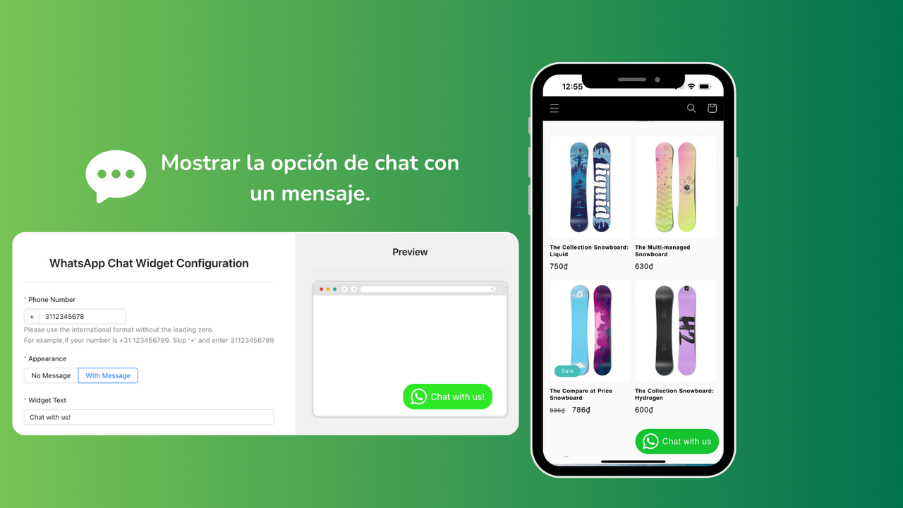 Personaliza el icono del chat de WhatsApp