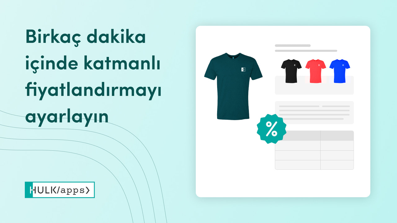 HulkApps tarafından Shopify VolumeBoost - Toplu İndirim uyg.