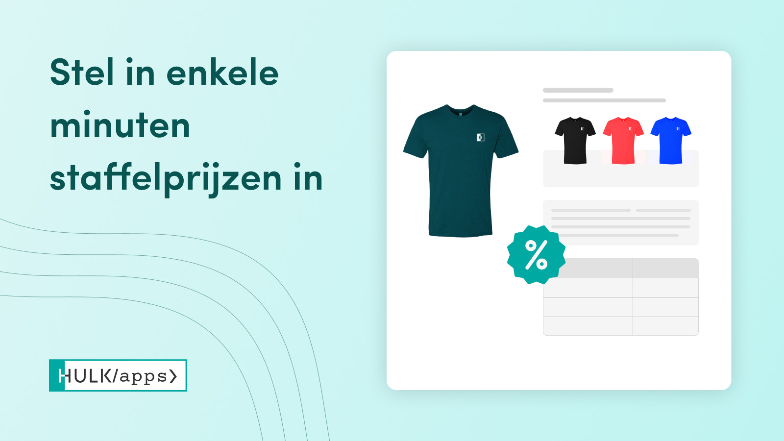 De Shopify VolumeBoost - Volume Discount app van HulkApps.