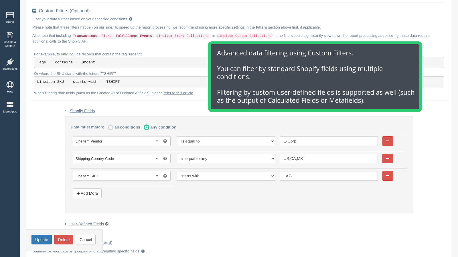 EZ Exporter ‑ Data Exports Screenshot