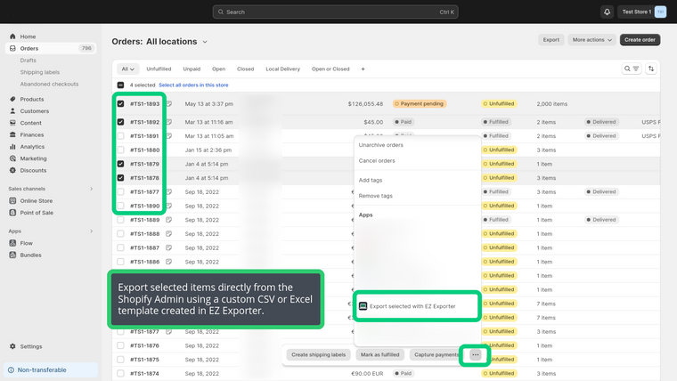 EZ Exporter ‑ Data Exports Screenshot