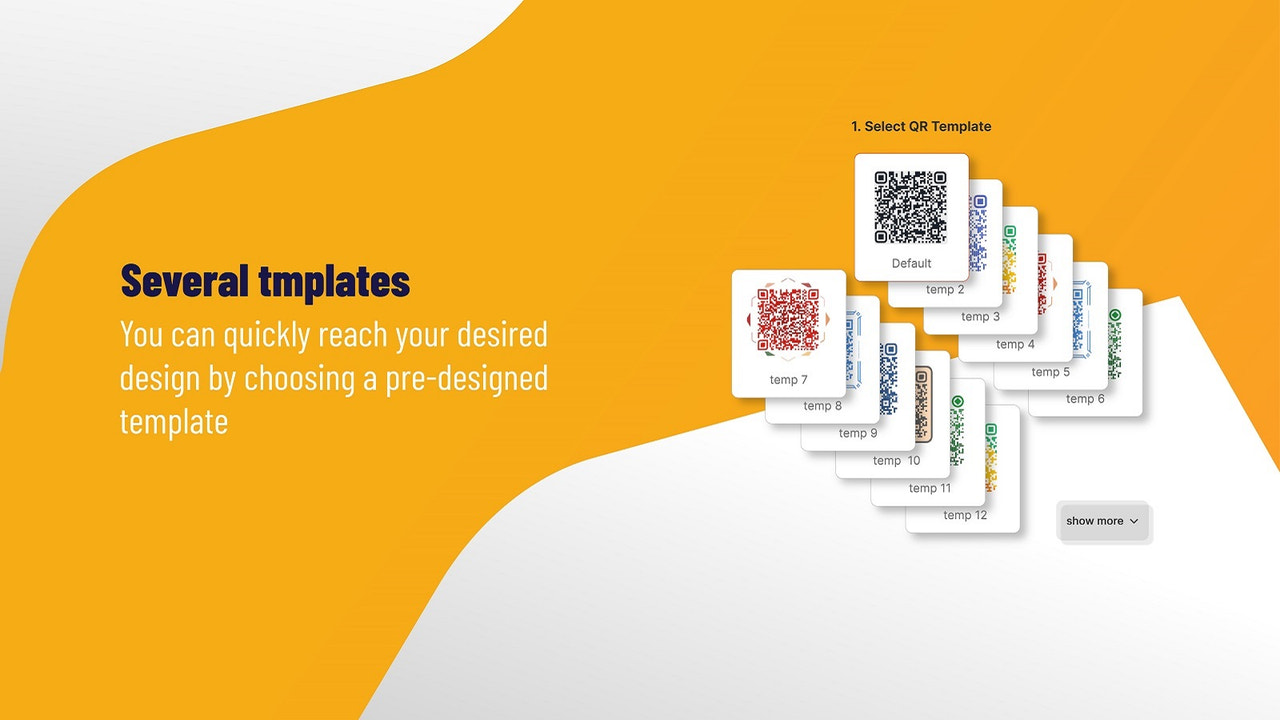 multiple templates for your qr codes