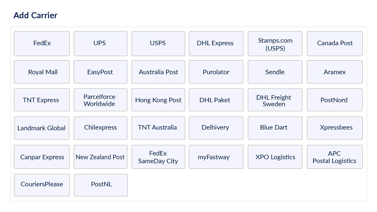 PH MultiCarrier Shipping Label - Live Shipping Rates, Bulk Label Printing & Order Tracking'