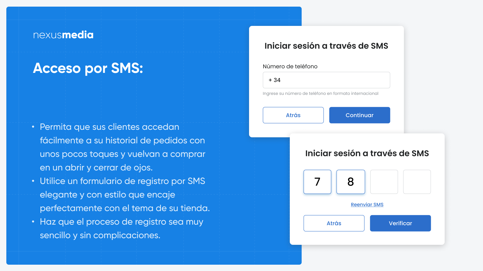 Acceso por SMS