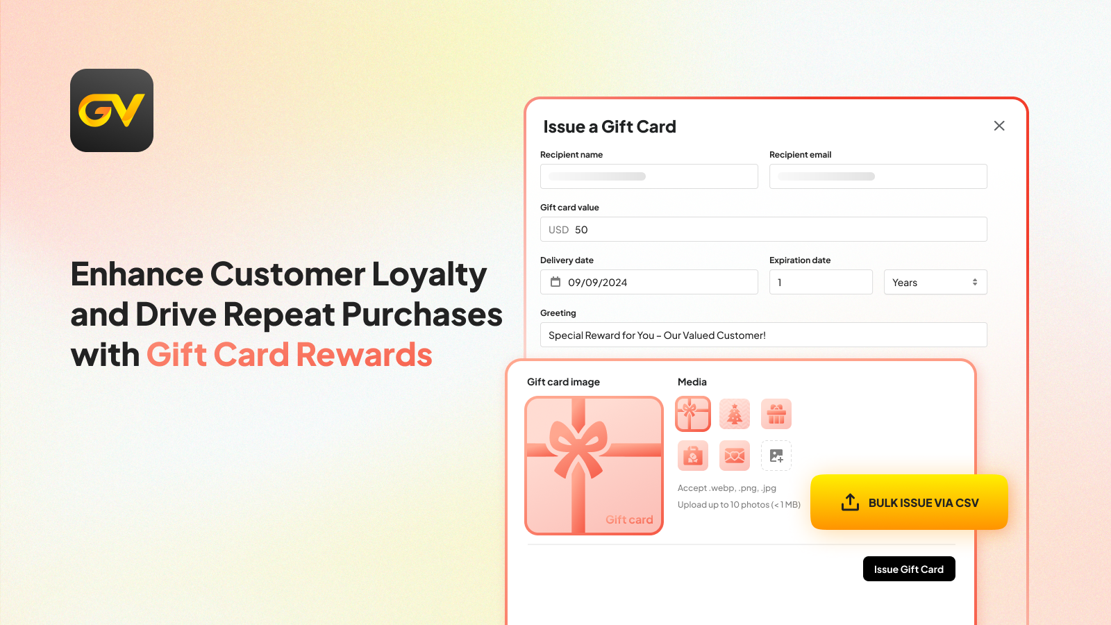 GV: Gift Cards Loyalty Rewards Screenshot