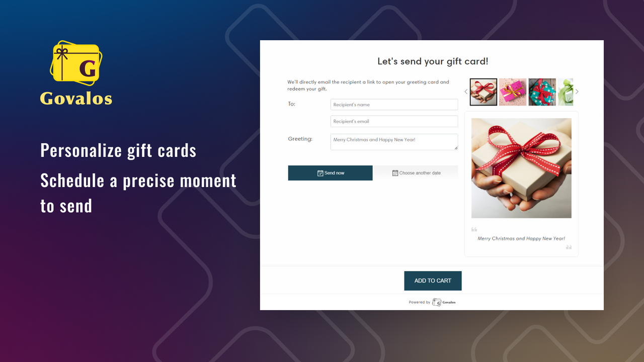 Create gift card product to sell on your store