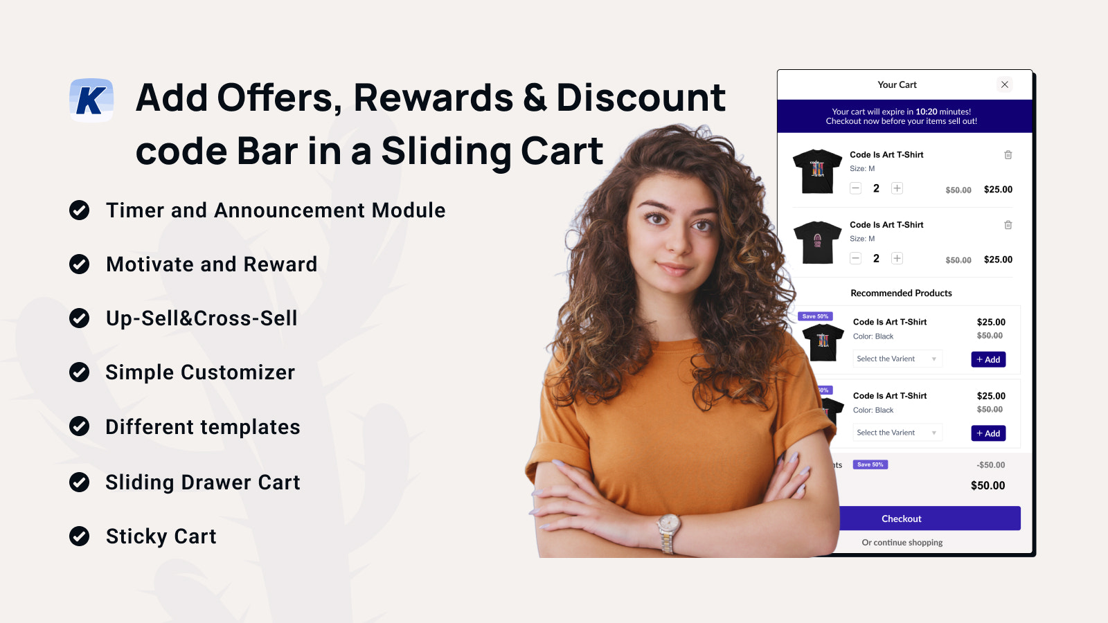 Slide Cart ‑Sticky Cart Drawer Shopify App - Your guide to Shopify themes  and apps