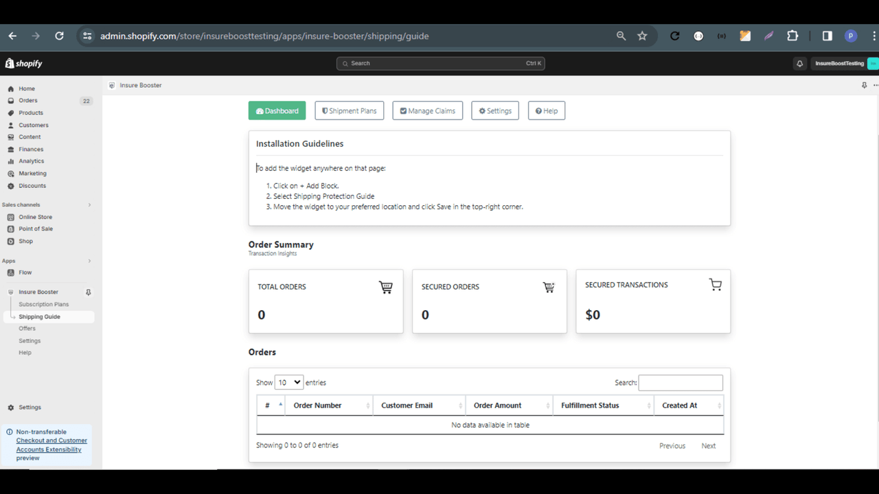 InsureBooster Dashboard