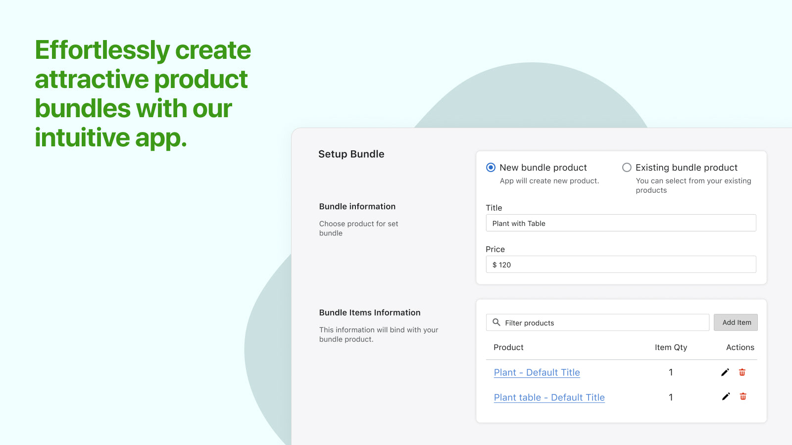 Bundle Products ‑ DA Screenshot