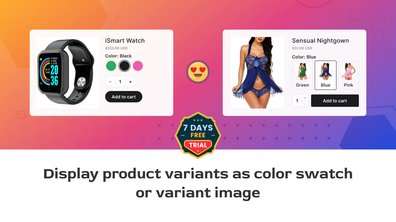 My Variant Image, Color Swatch featured image 1
