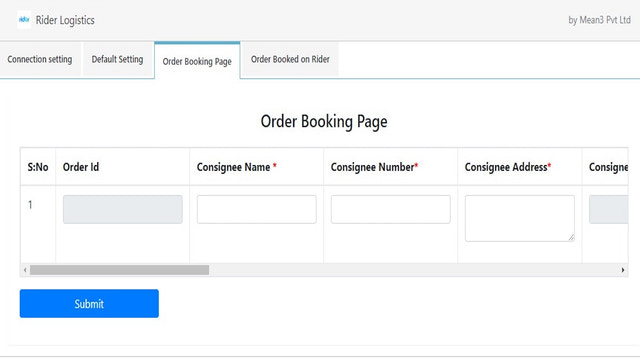 Ordre Booking Side