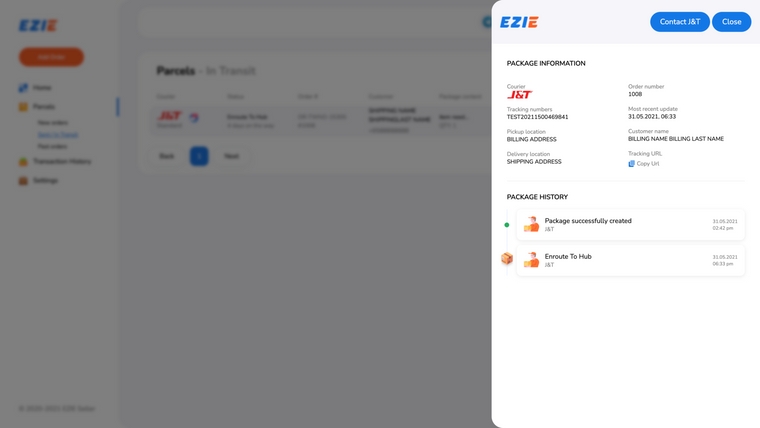 EZIE Shipping Optimizer Screenshot