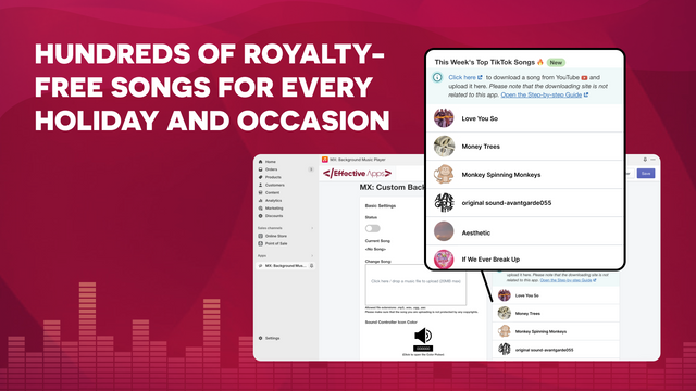 Das benutzerfreundliche Dashboard der App mit anpassbarer Musik