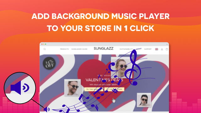Jouez votre propre musique de fond/audio/chanson dans votre magasin