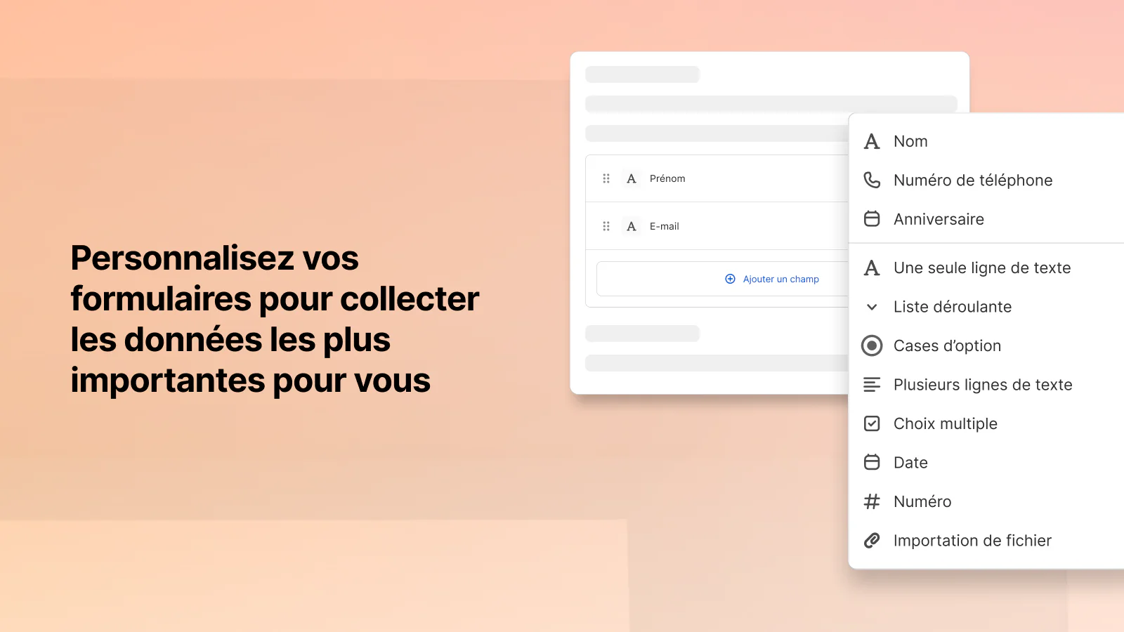 Collecter les données les plus importantes pour vous