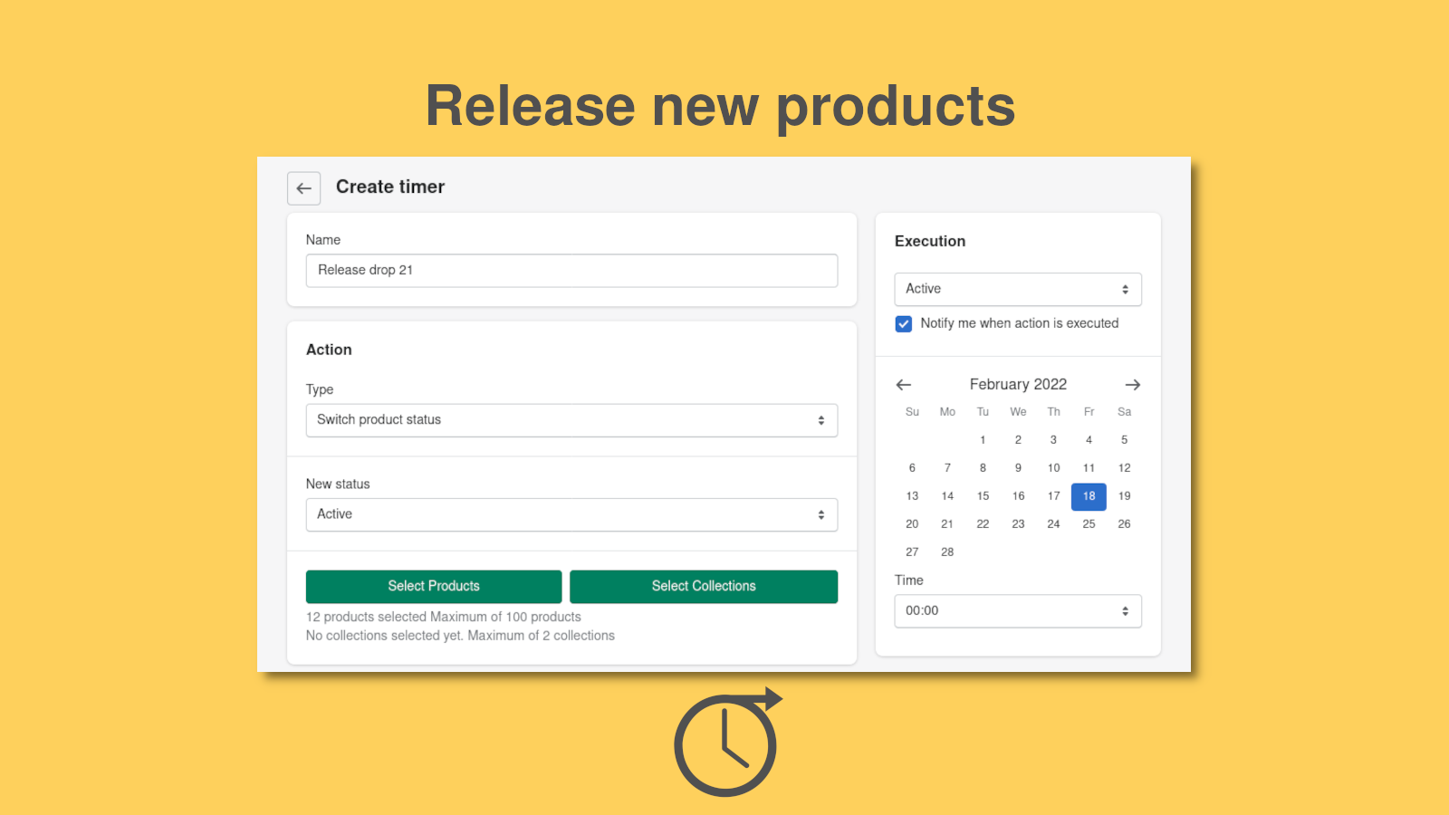 Release new products