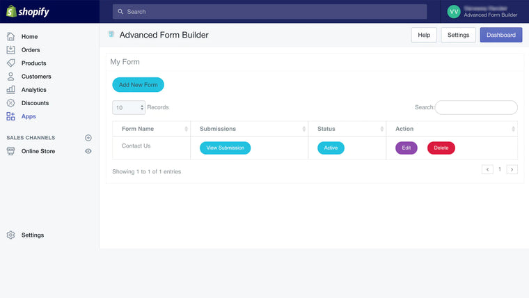 Form Builder by Arctic Grey Screenshot