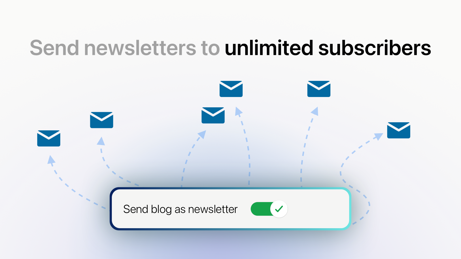 Toggle to send articles as email newsletters