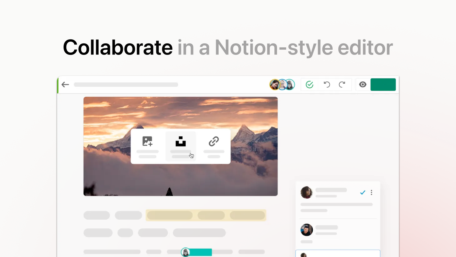 Collaborative editor