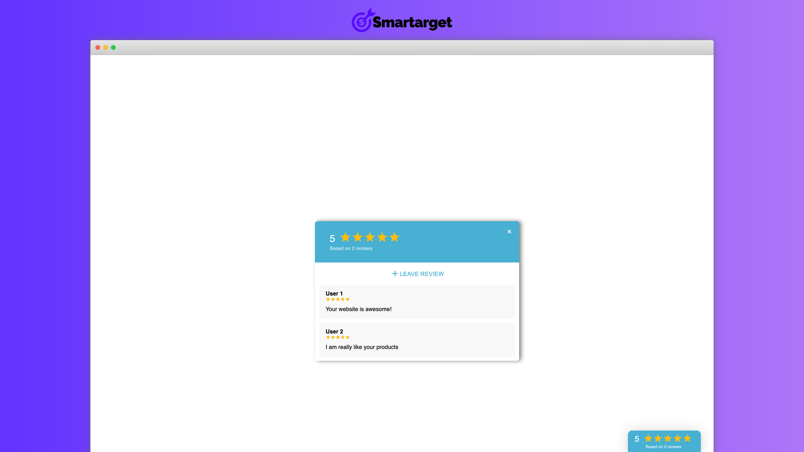 Smartarget Reviews Screenshot