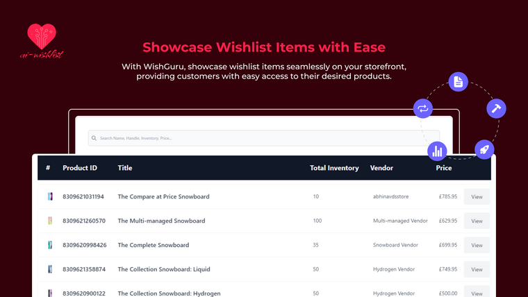 WishGuru ‑ AI Wishlist App Screenshot