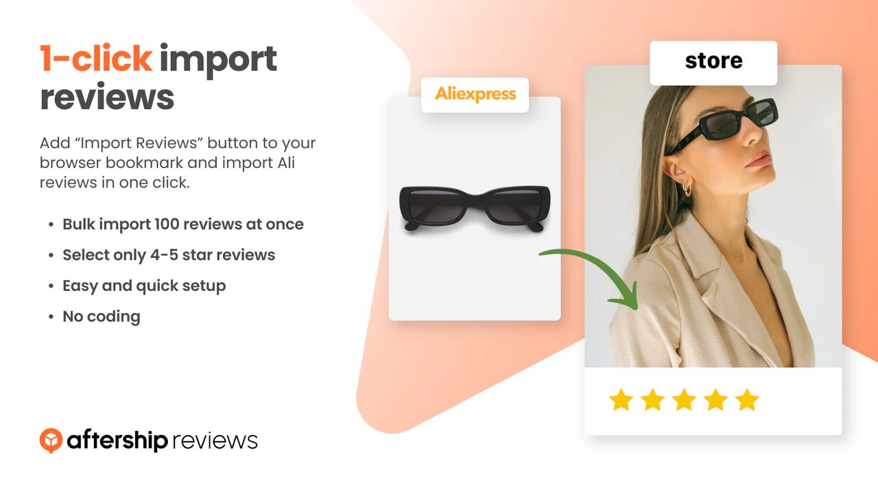 1-click import reviews