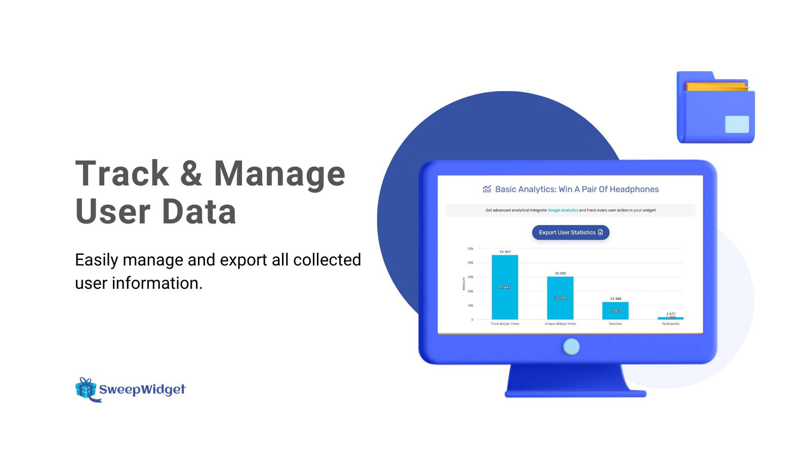 Administrer SweepWidget Contest Stats & User Data