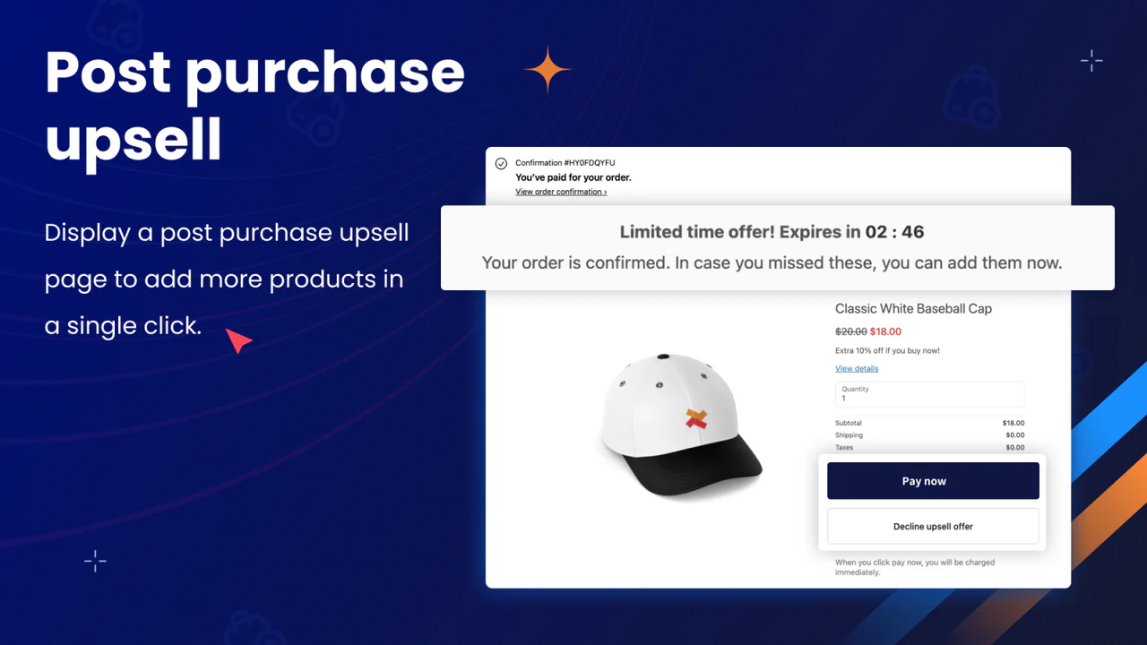 Upsell después de la compra de Shopify (checkout upsell)