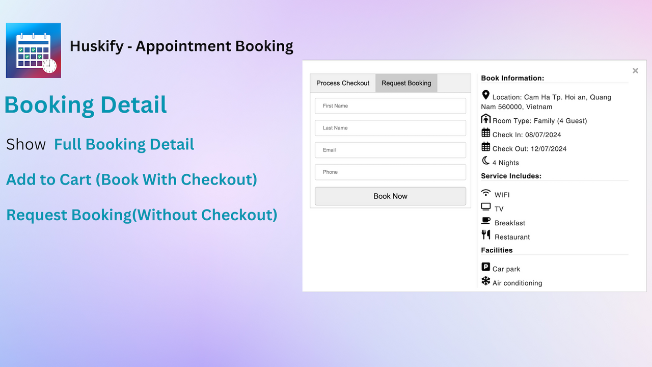 Appointment Booking Detail