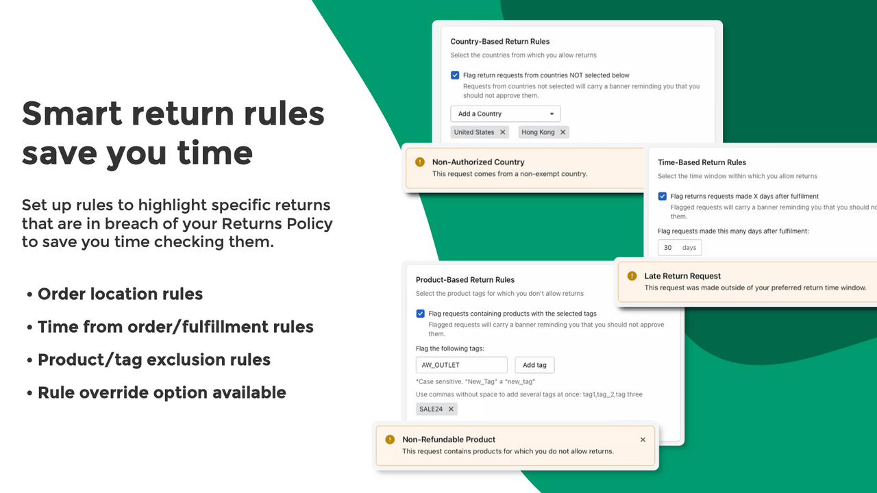 Smart return policy rules to save you time