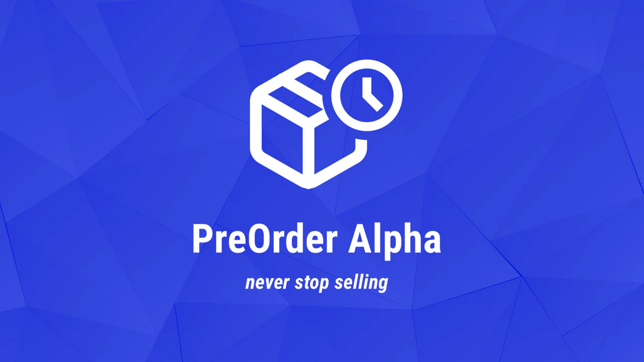 Bannière PreOrder Alpha