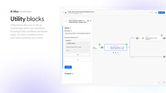 You can set up and start running an automation within minutes