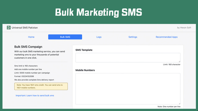 Massenmarketing-SMS