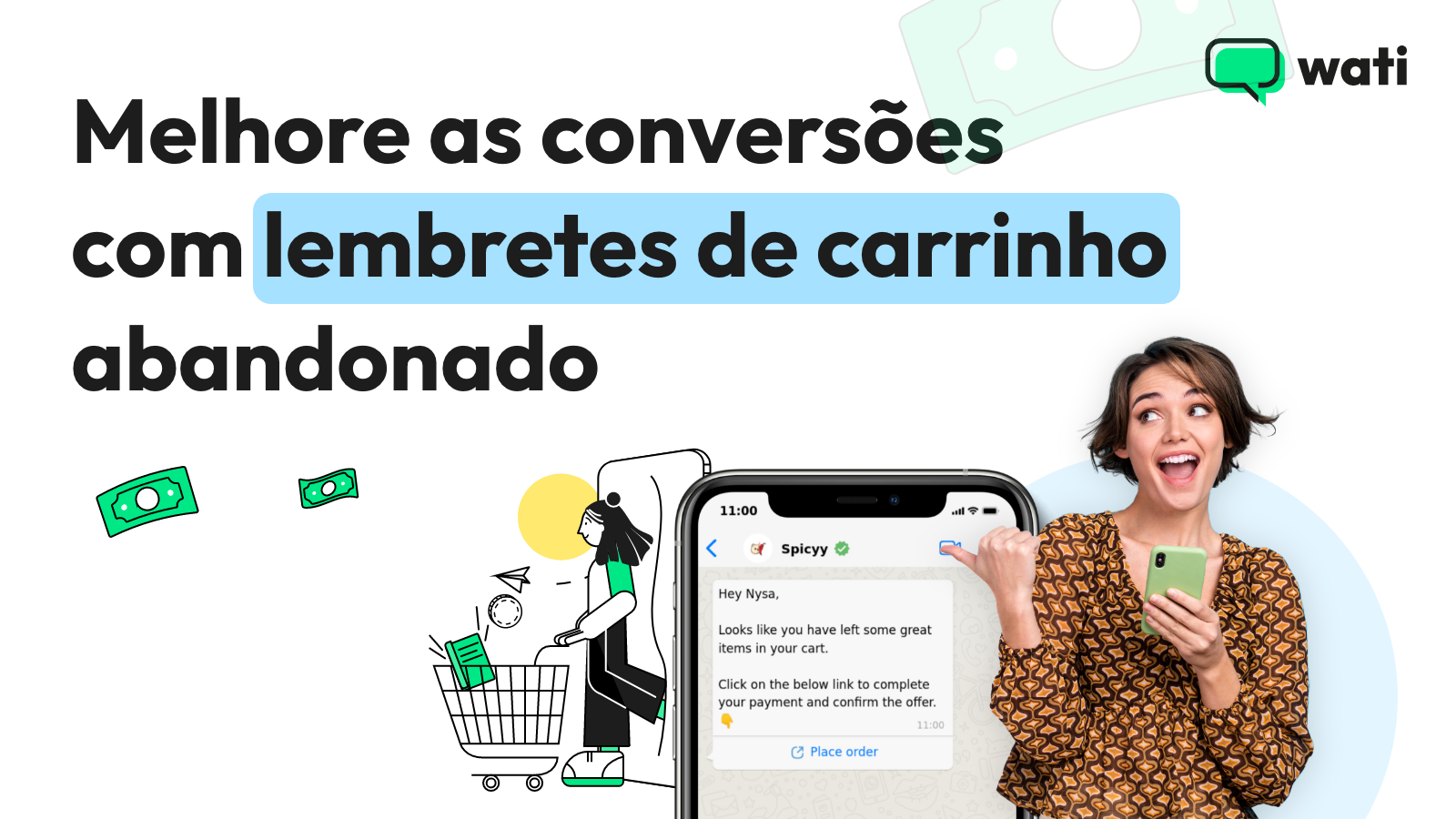 Melhore as conversões com lembretes de carrinho abandonado