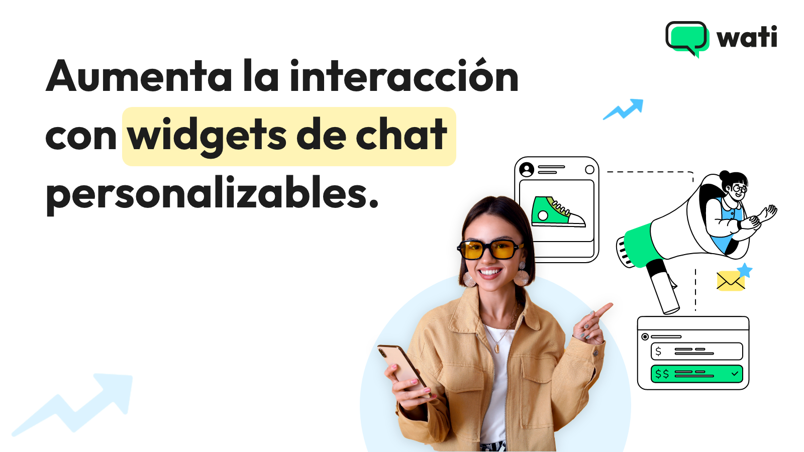 Aumenta la interacción con widgets de chat personalizables