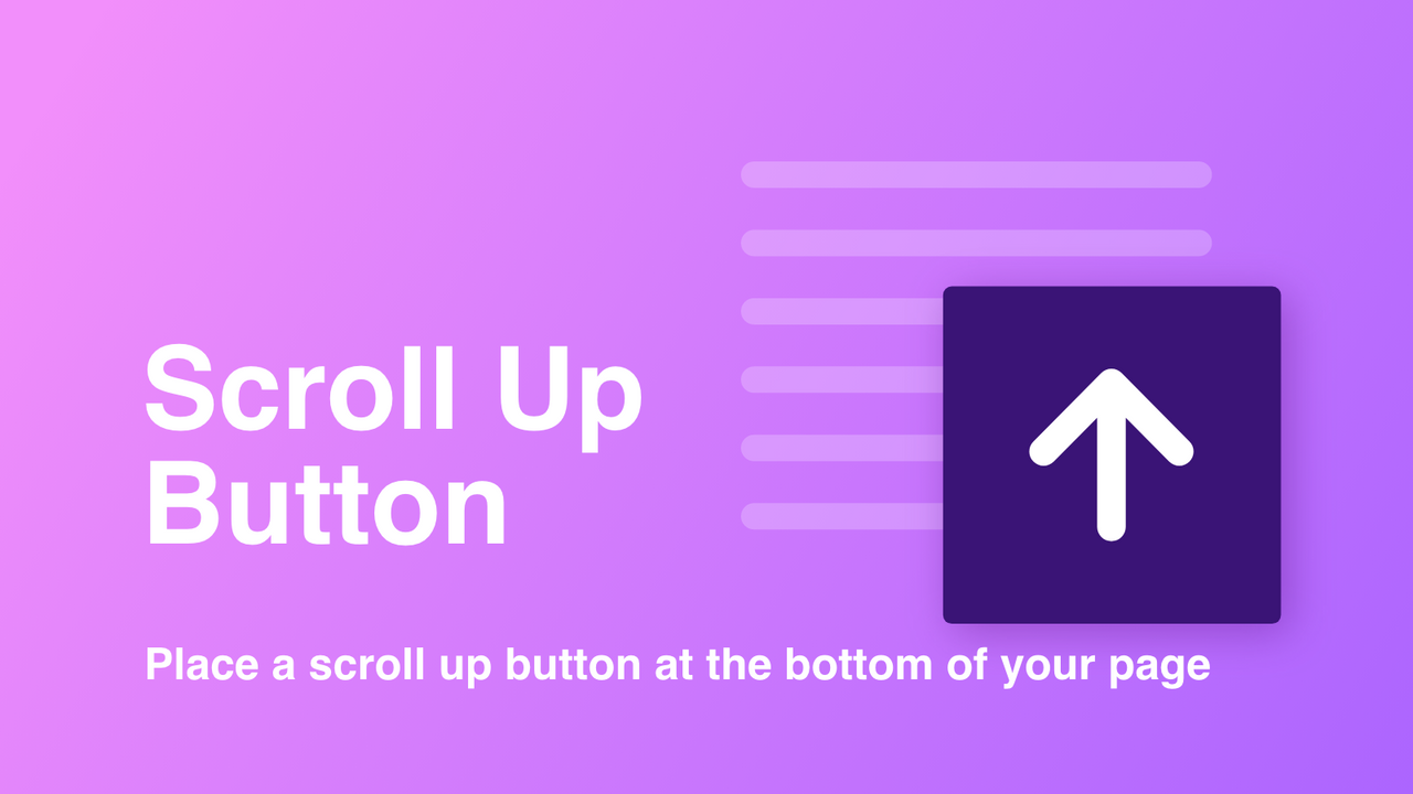 scroll up button