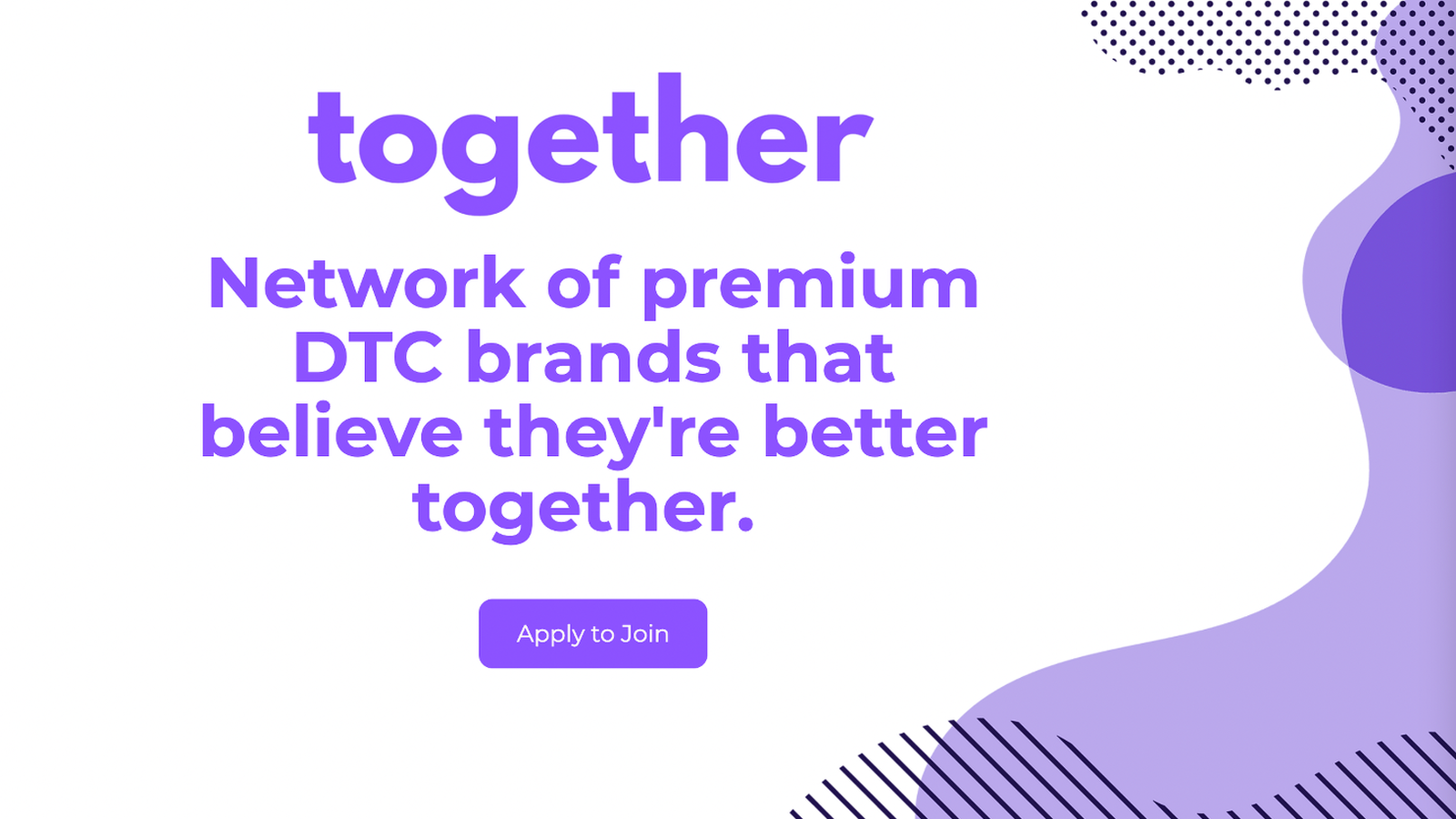 Together - Netværk af premium DTC-mærker