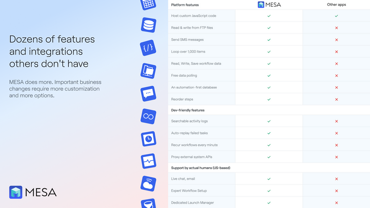 MESA: Workflow Automation Screenshot