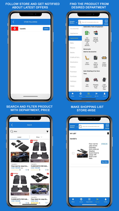 ShopiAds app funktioner