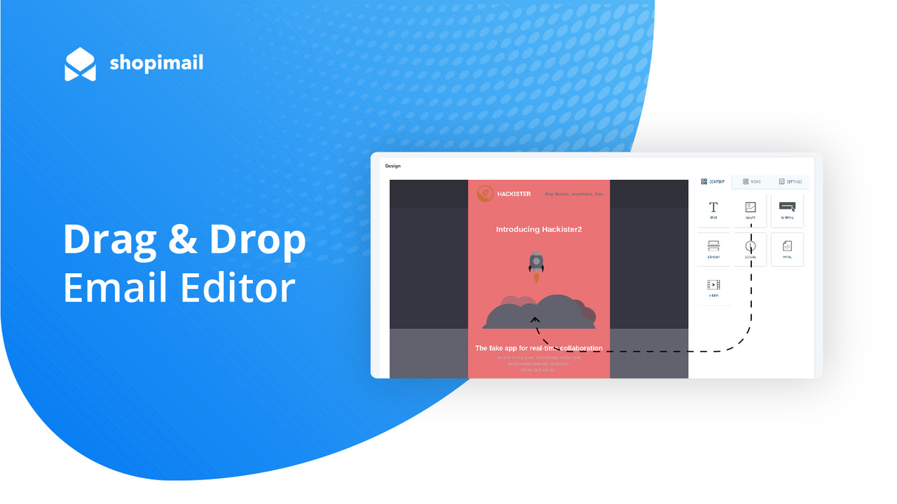 Drag & Drop E-Mail-Editor