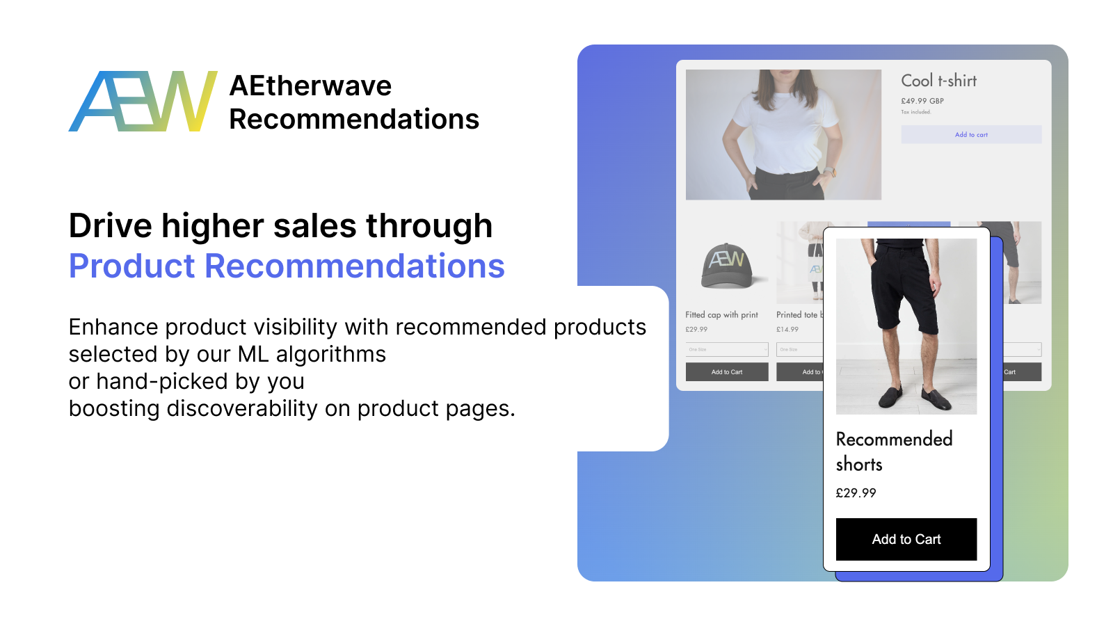 Aetherwave Recommendations Screenshot