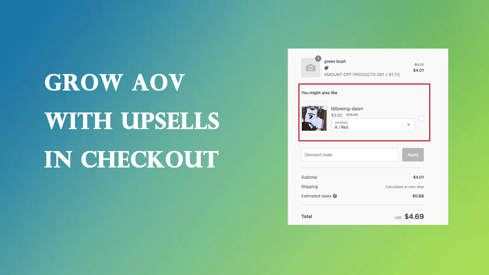 one click upsell and checkout upsell
