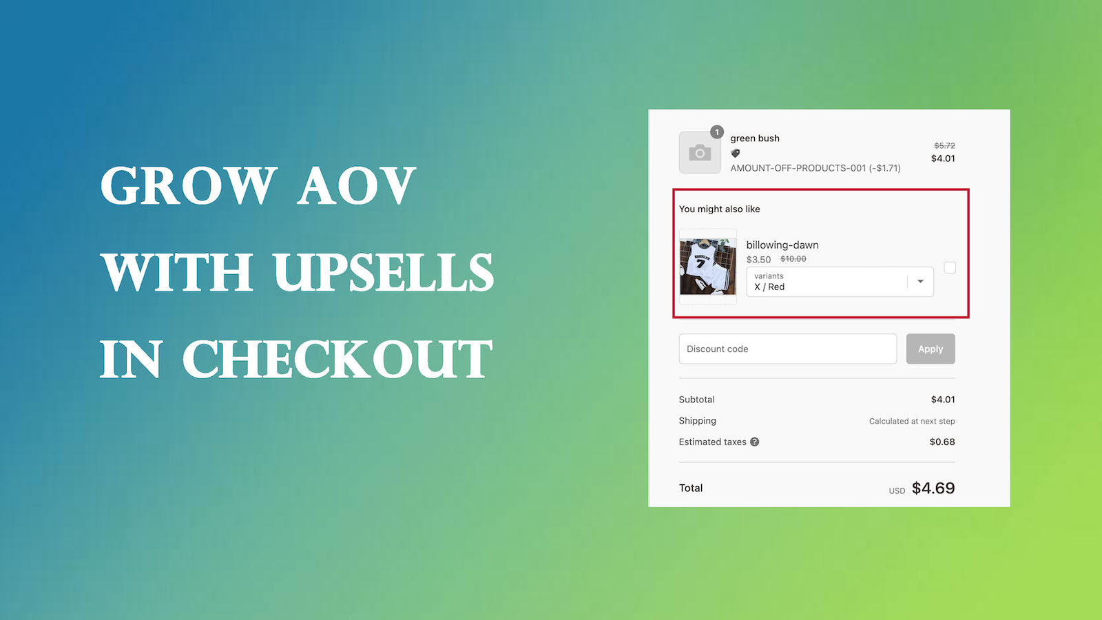 één klik upsell en checkout upsell