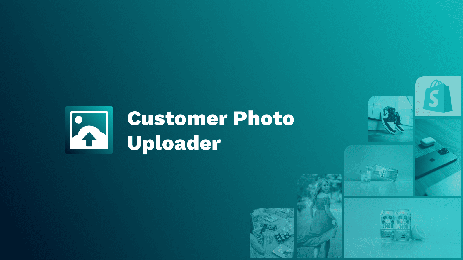 Customer photo uploader app for images created by customers