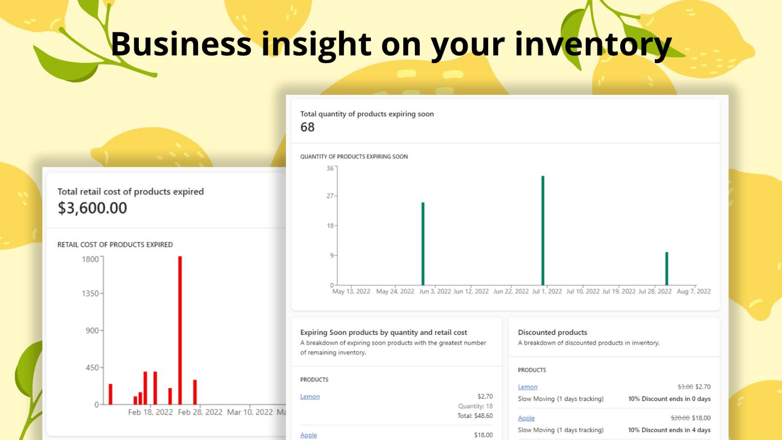 Zesty Expiry Inventory Tracker Screenshot