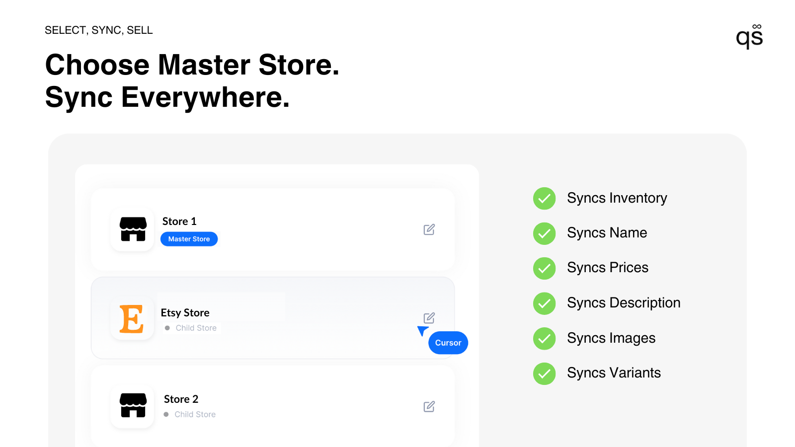 Etsy Integration ‑ QuickSync Screenshot