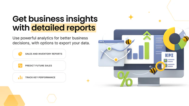 obtenha insights de negócios com relatórios detalhados