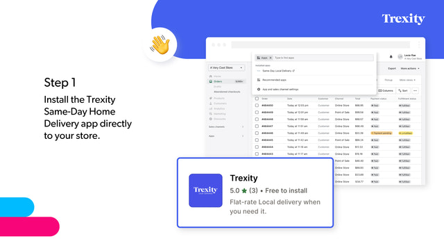 Instalación de la aplicación Trexity