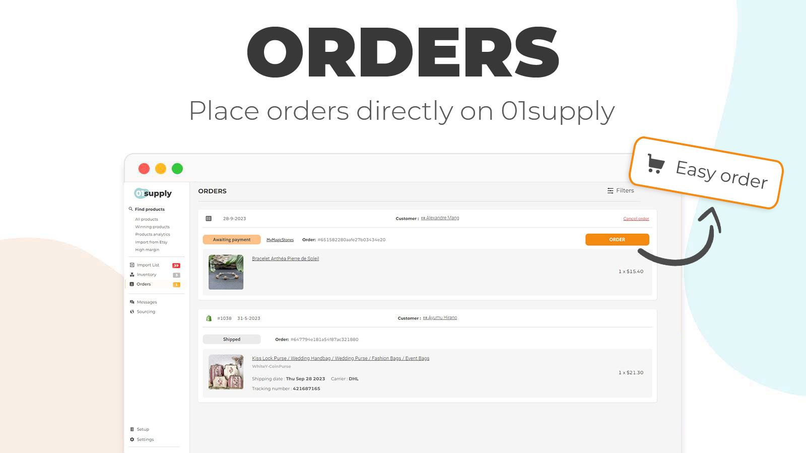 Order on 01supply