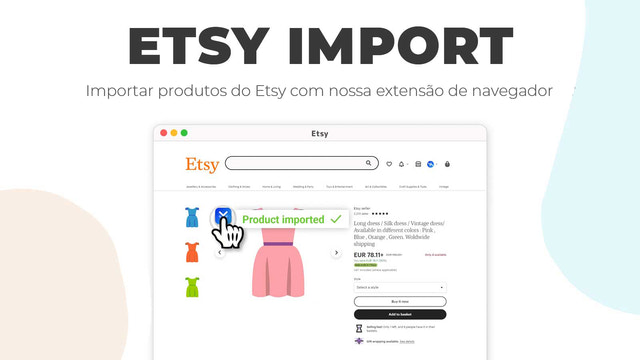 Importar produtos do Etsy para a Shopify